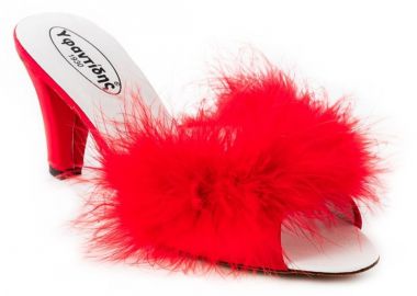 Παντόφλες Σατέν | Υφαντίδης | 101190 | Κόκκινο - Υφαντίδης - 